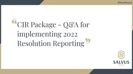 CIR package - 2022 resolution reporting