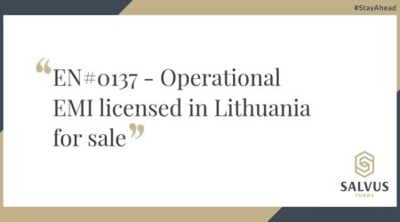 Operational EMI licensed in Lithuania for sale