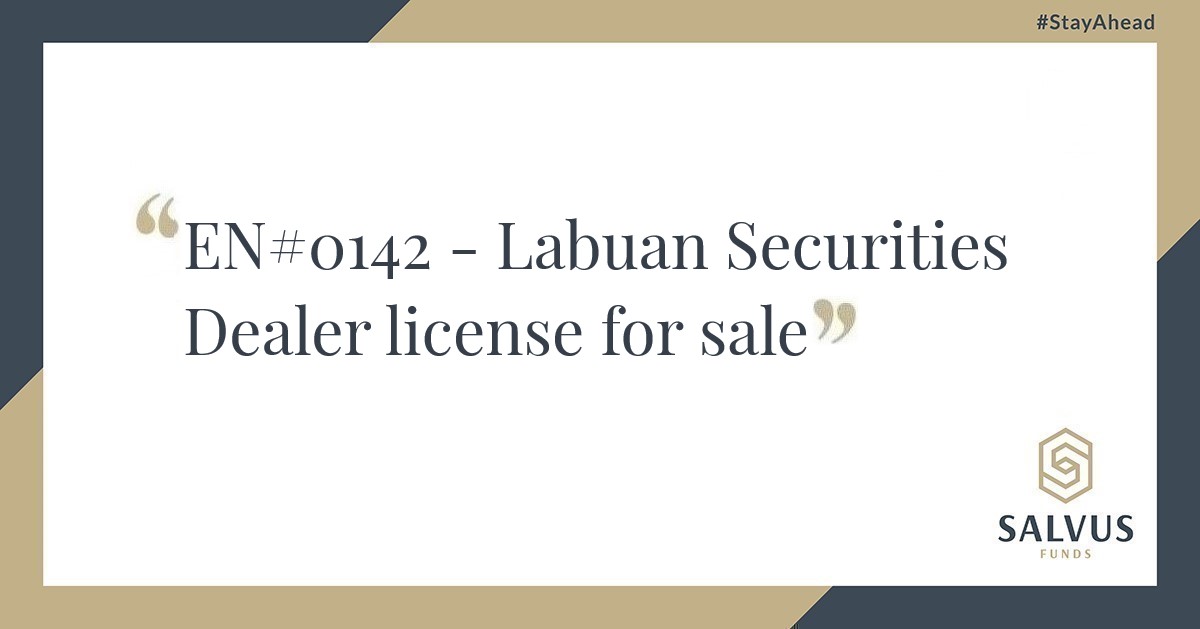 Labuan Securities Dealer license for sale