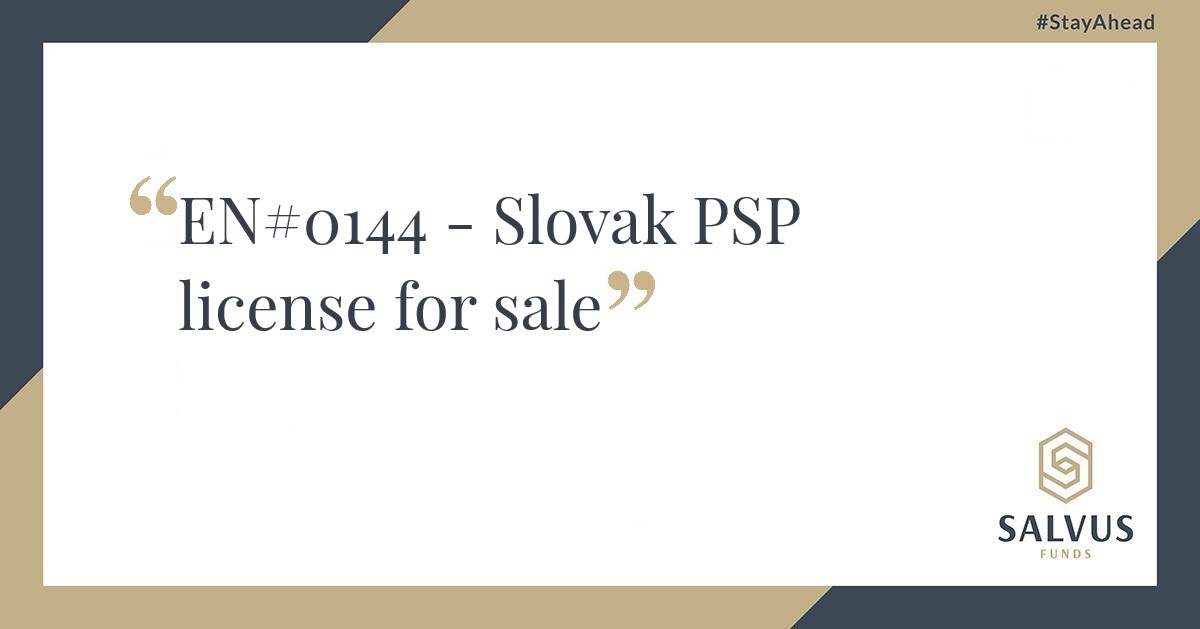 Grønland Rettelse solo EN#0144 – Slovak PSP license for sale - SALVUS Funds