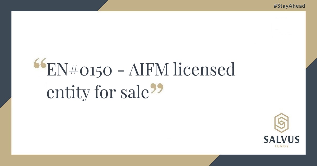 AIFM license for sale