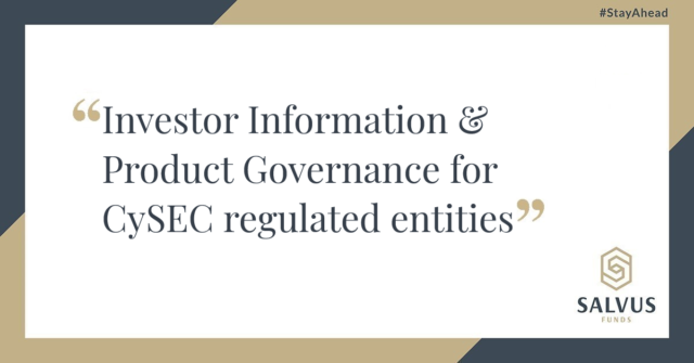 Investor Information & Product Governance For CySEC Regulated Entities ...