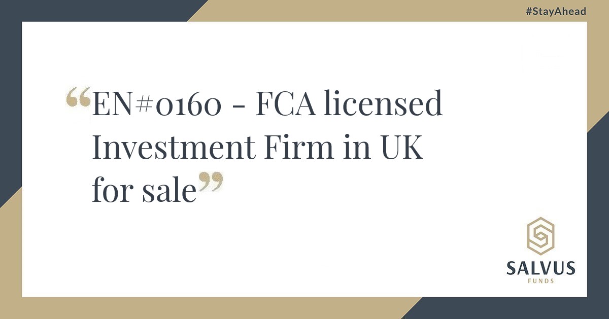 FCA investment firm license