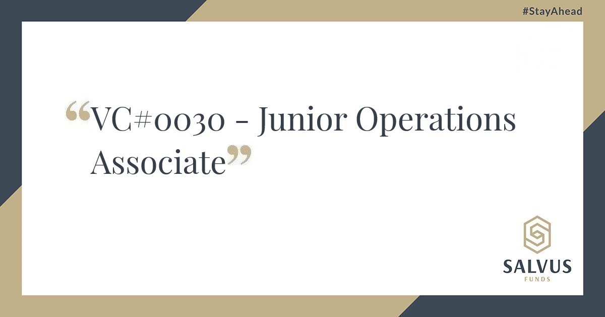 junior operations associate