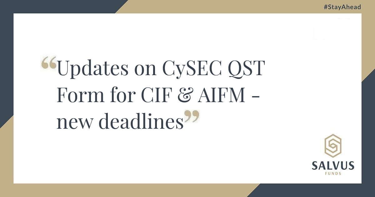 CySEC QST deadlines