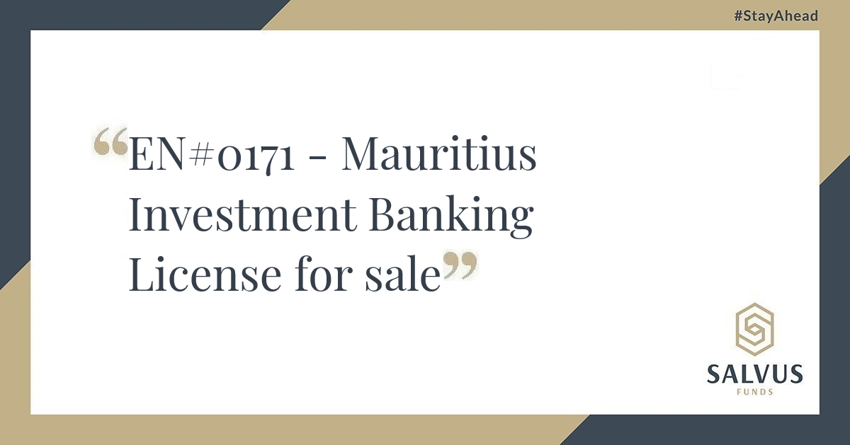 Mauritius Investment Banking License
