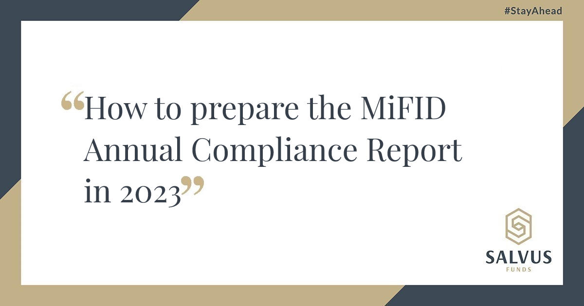 MiFID compliance report