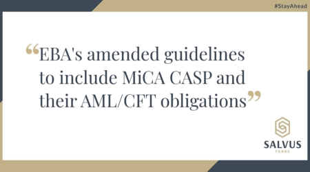 MiCA CASP AML guidelines