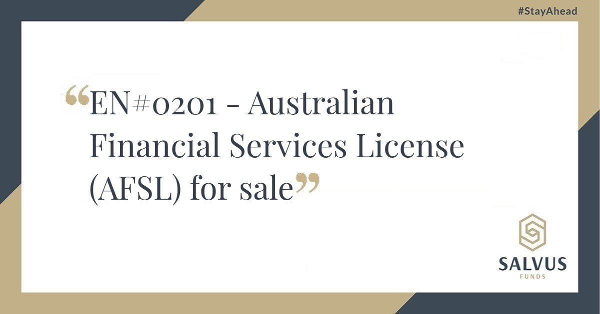 Australian Financial Services License