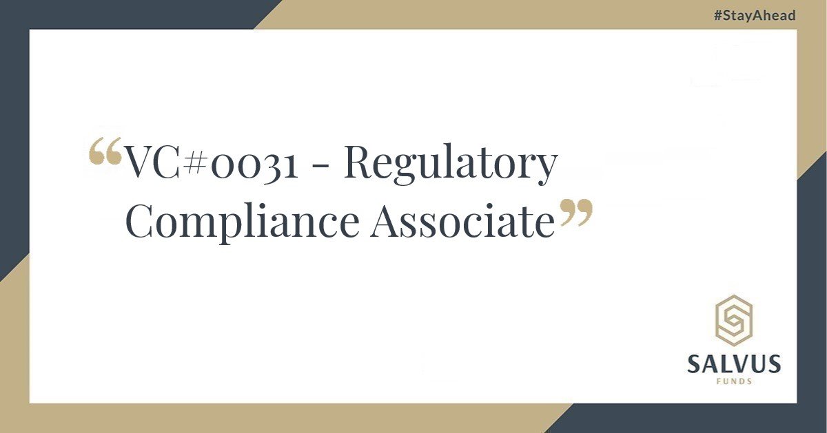 Regulatory Associate
