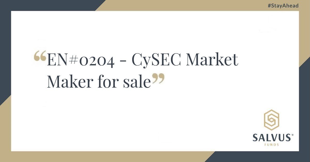 CySEC Market Maker license