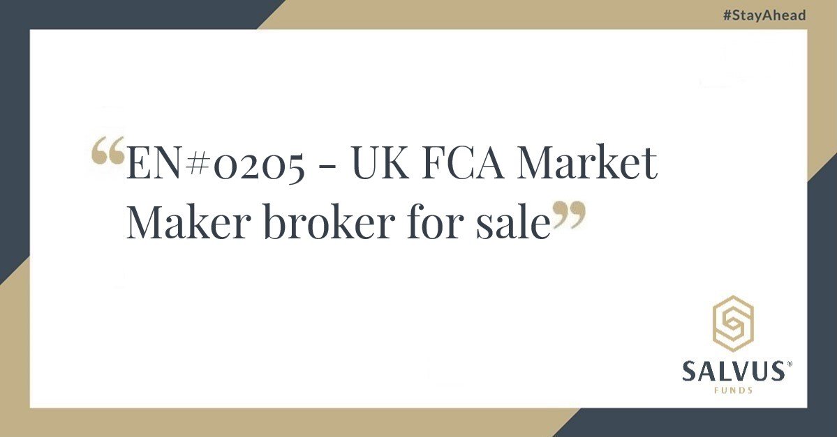 FCA broker for sale