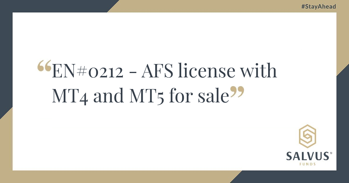 AFS license for sale