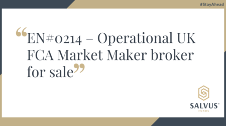 FCA Market Maker broker for sale