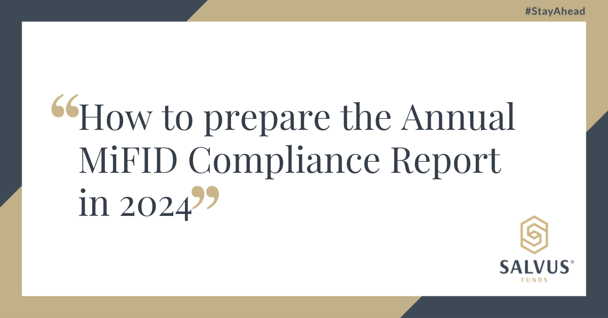 How to prepare the Annual MiFID Compliance Report in 2024