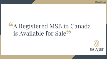 A portrait stating that a registered MSB in Canada is available for sale