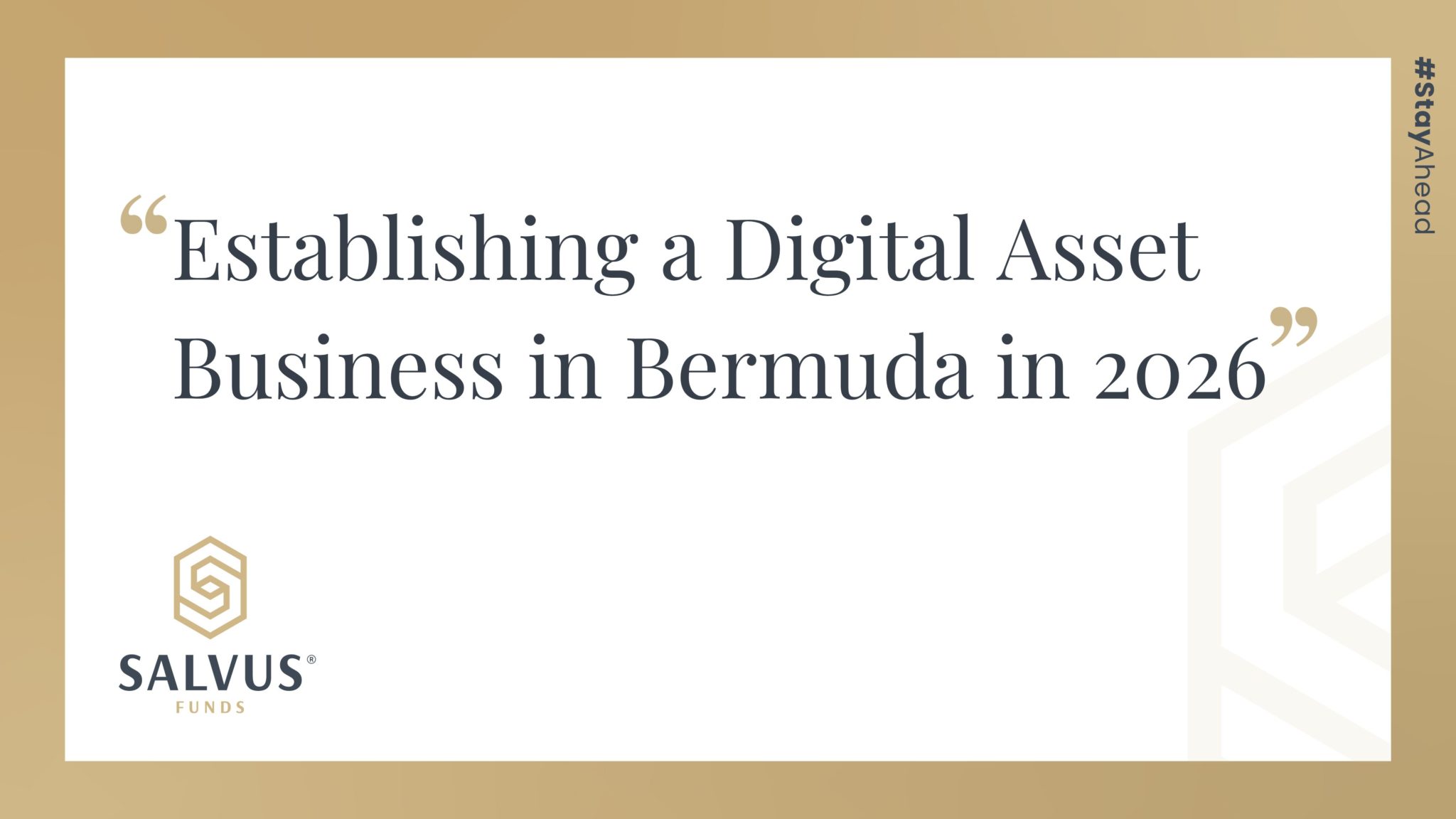Establishing a Digital Asset Business in Bermuda in 2026