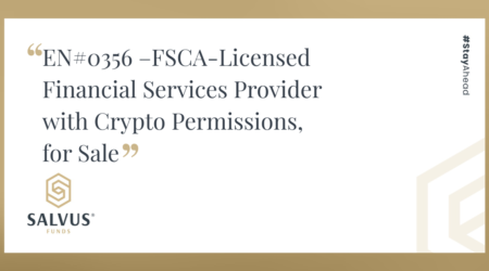 EN#0356 – FSCA-Licensed Financial Services Provider with Crypto Permissions, for Sale