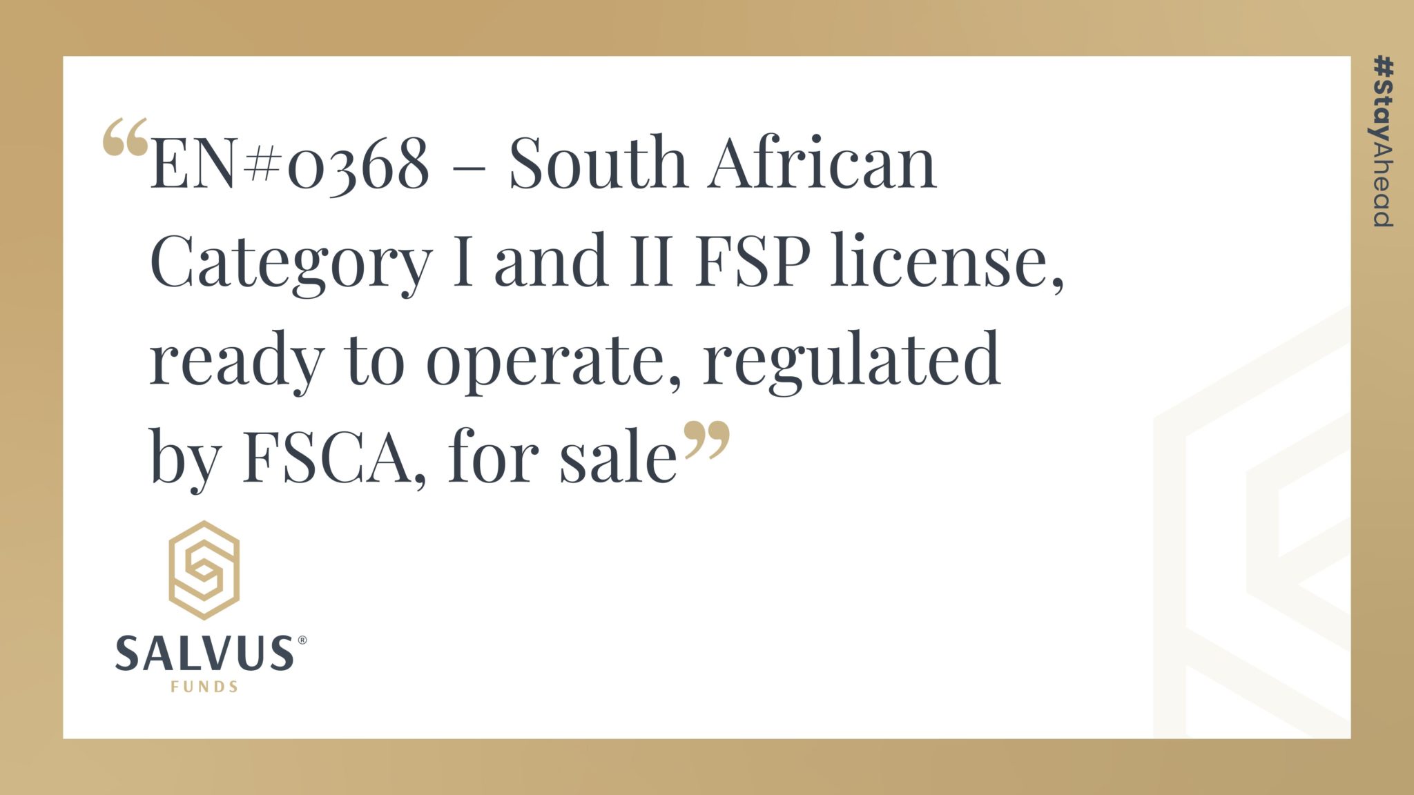 EN0368 South African FSP