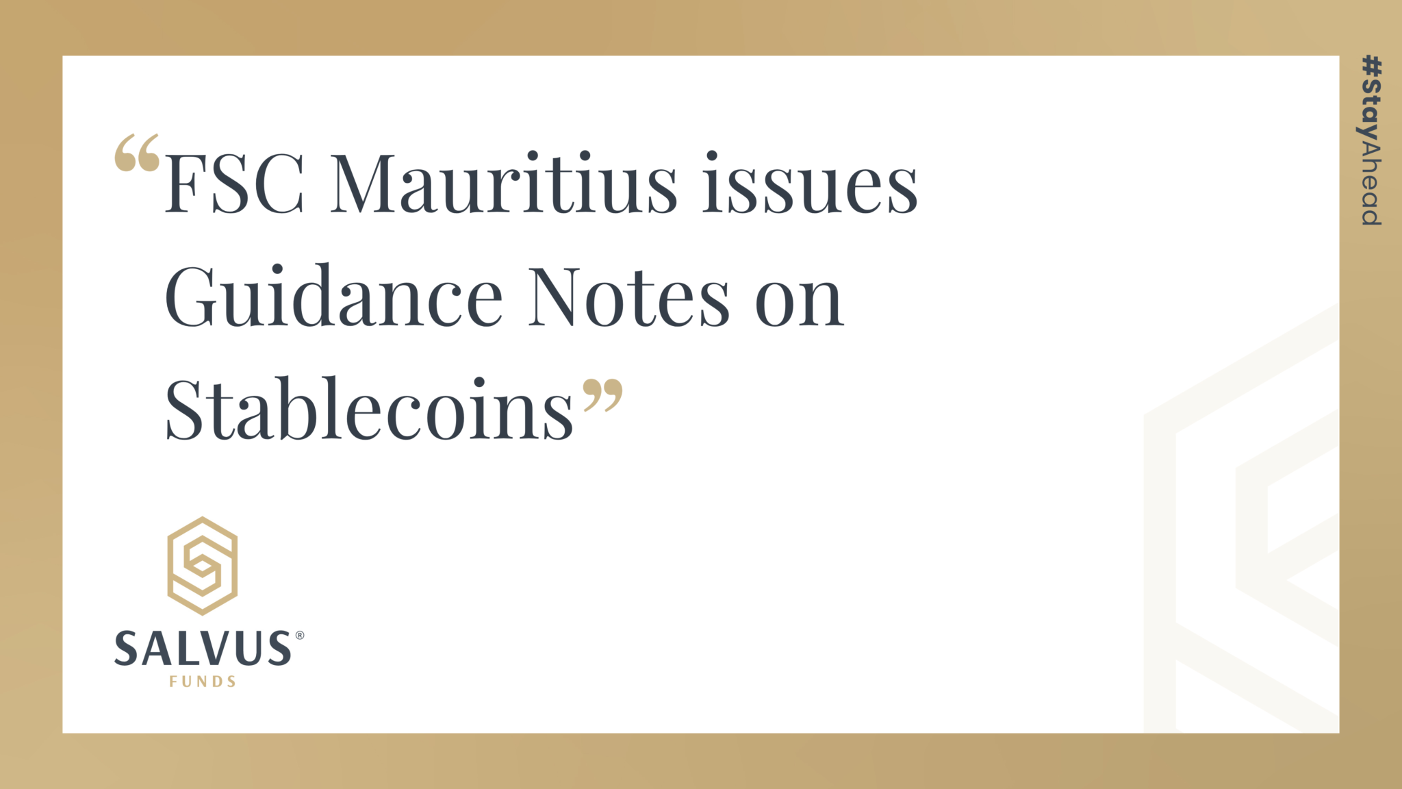 FSC Mauritius issues Guidance Notes on Stablecoins