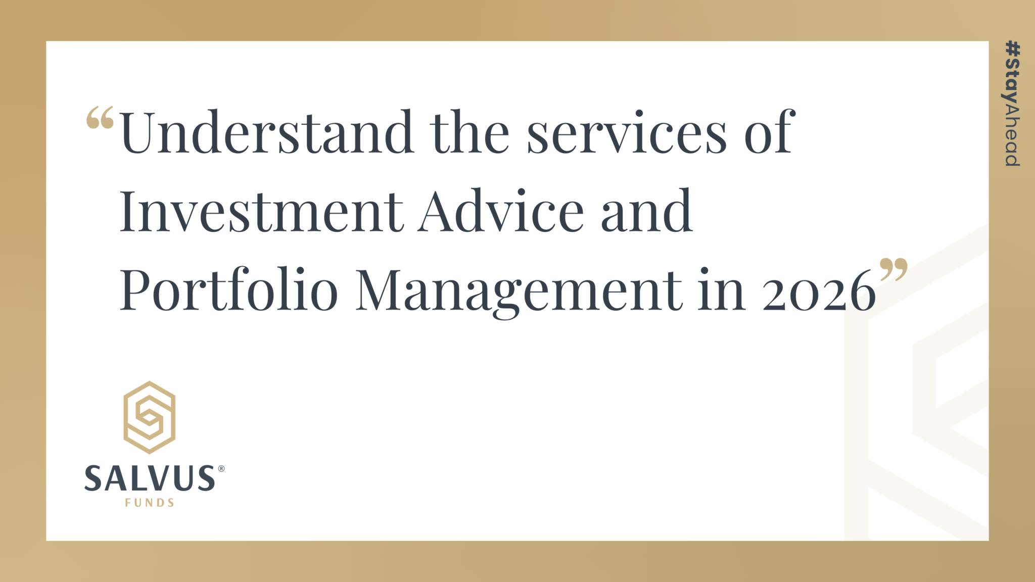 Understand the services of Investment Advice and Portfolio Management in 2026