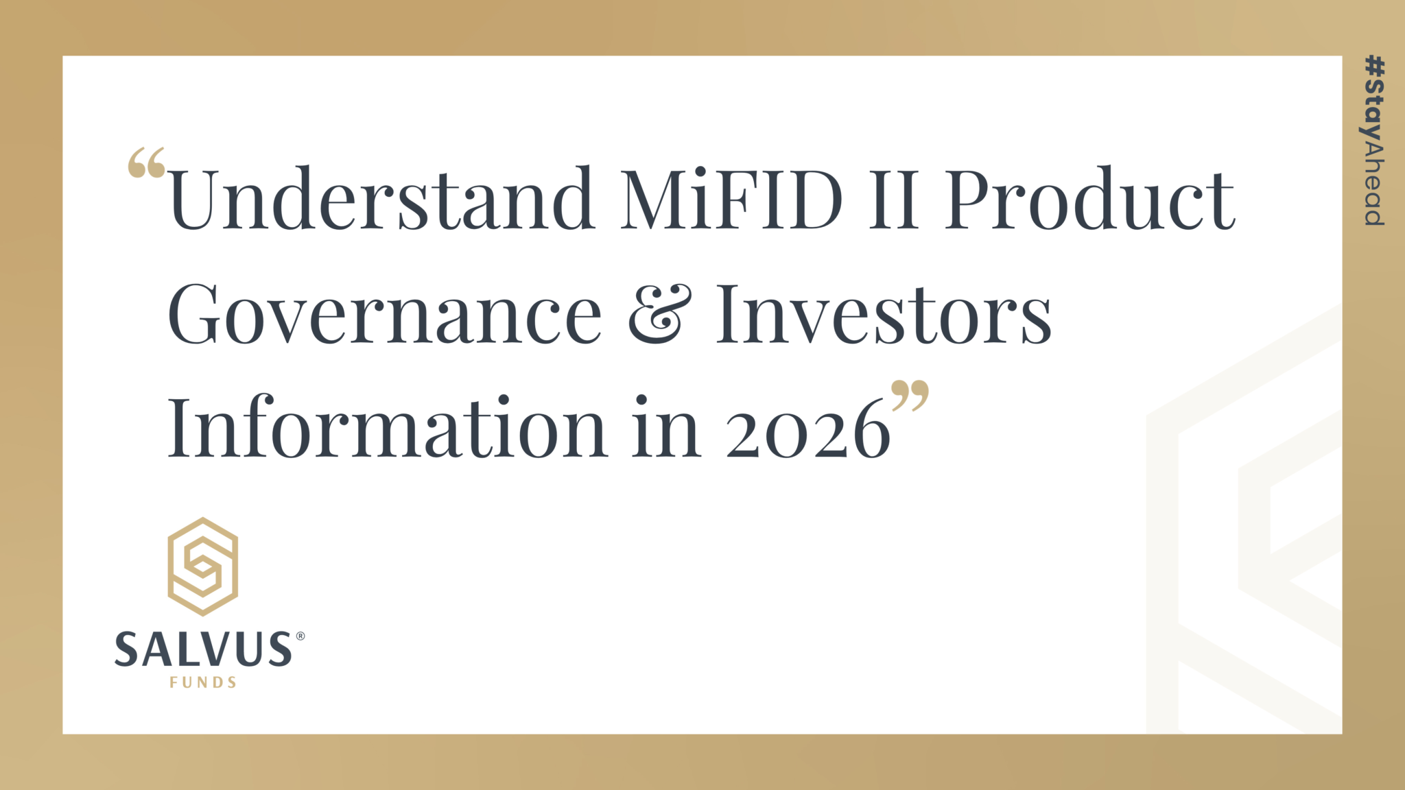 MiFID II Product Governance