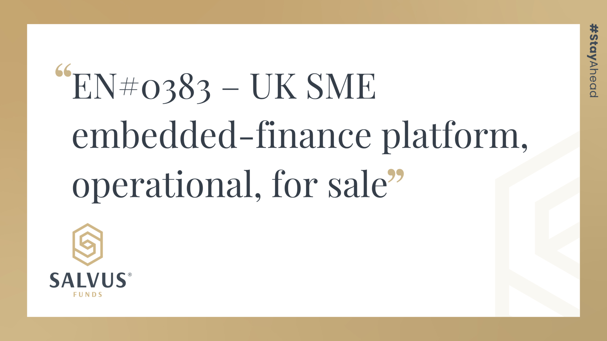UK SME platform