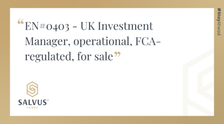 EN#0403 - UK Investment Manager, operational, FCA-regulated, for sale
